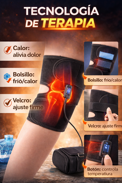 Rodillera Con Terapia Calor y Frio