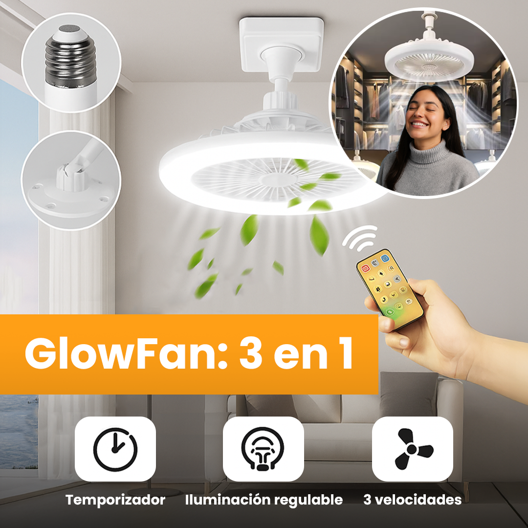 Ventilador Bombillo™: Tu casa fresca 🌬️