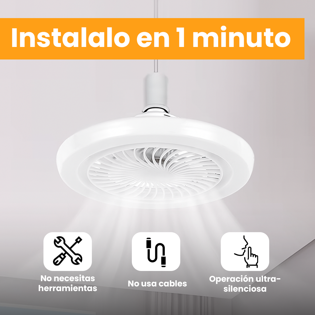 Ventilador Bombillo™: Tu casa fresca 🌬️